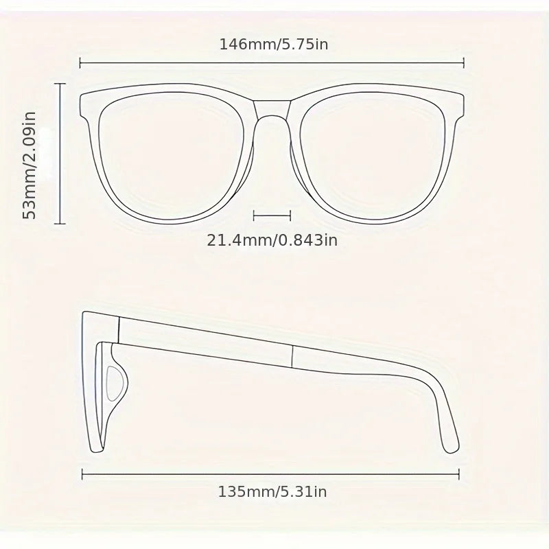 Foldable Sunglasses – Lightweight Unisex Travel Shades Foldable Sunglasses QXL