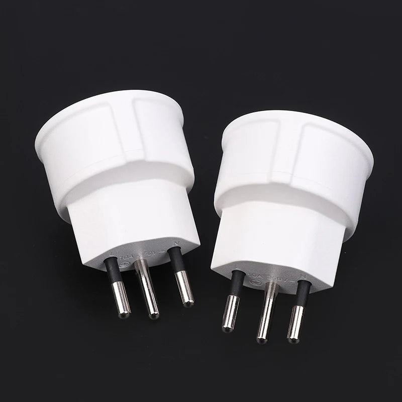 Swiss to French EU Plug Adapter | Type J 3-Pin Converter Plug Adapter Converter QXL