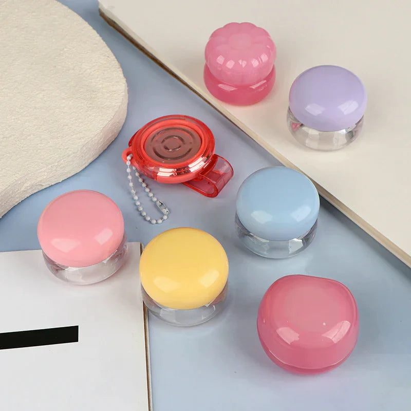 5g Empty Plastic Cosmetic Jar with Lid | Lip Scrub Travel Container Cosmetic Storage Jar QXL