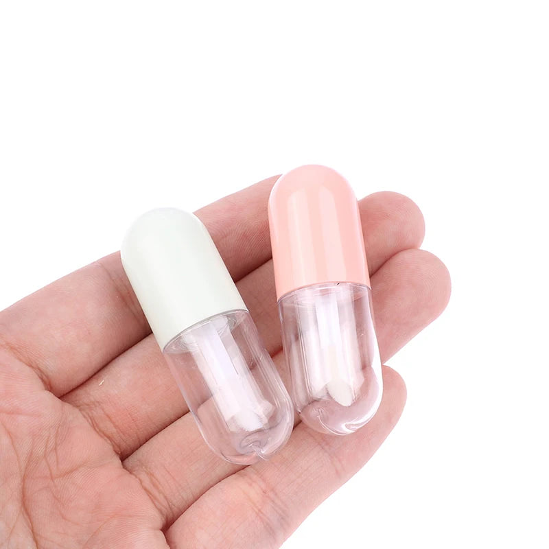 10-Pack Empty 5ml Lip Gloss Tubes DIY Refillable Wand Containers Lip Gloss Containers QXL