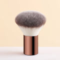 Double-Ended Makeup Brush | Powder, Blush & Bronzer Makeup Brush QXL brown