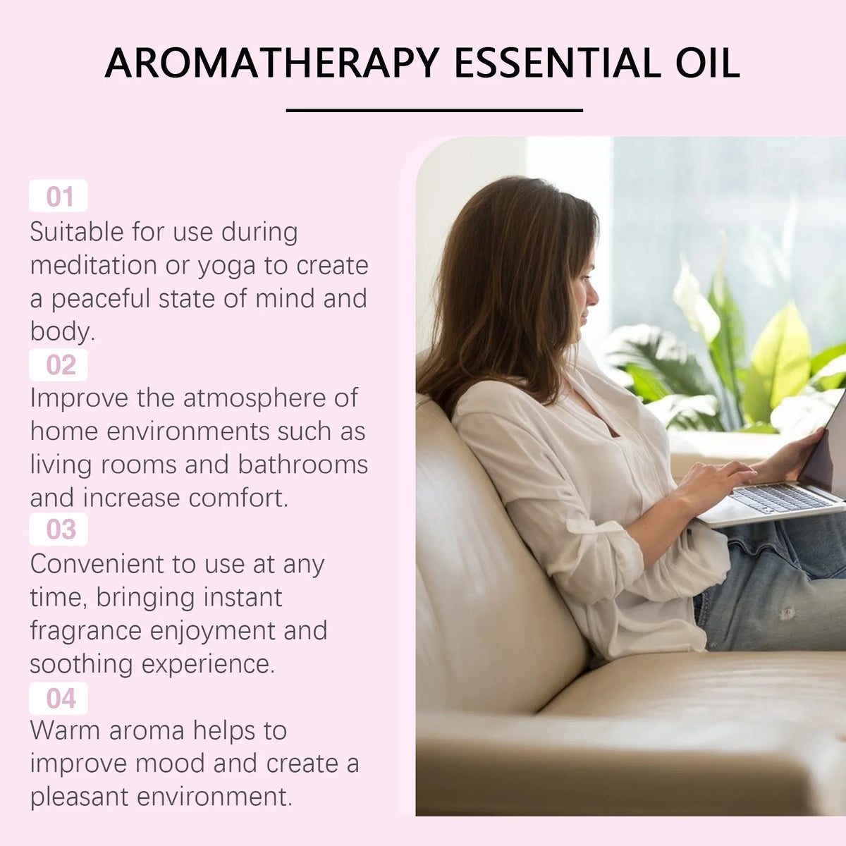 10ml Cherry Blossom Essential Oil | Diffuser & Massage Essential Oil QXL