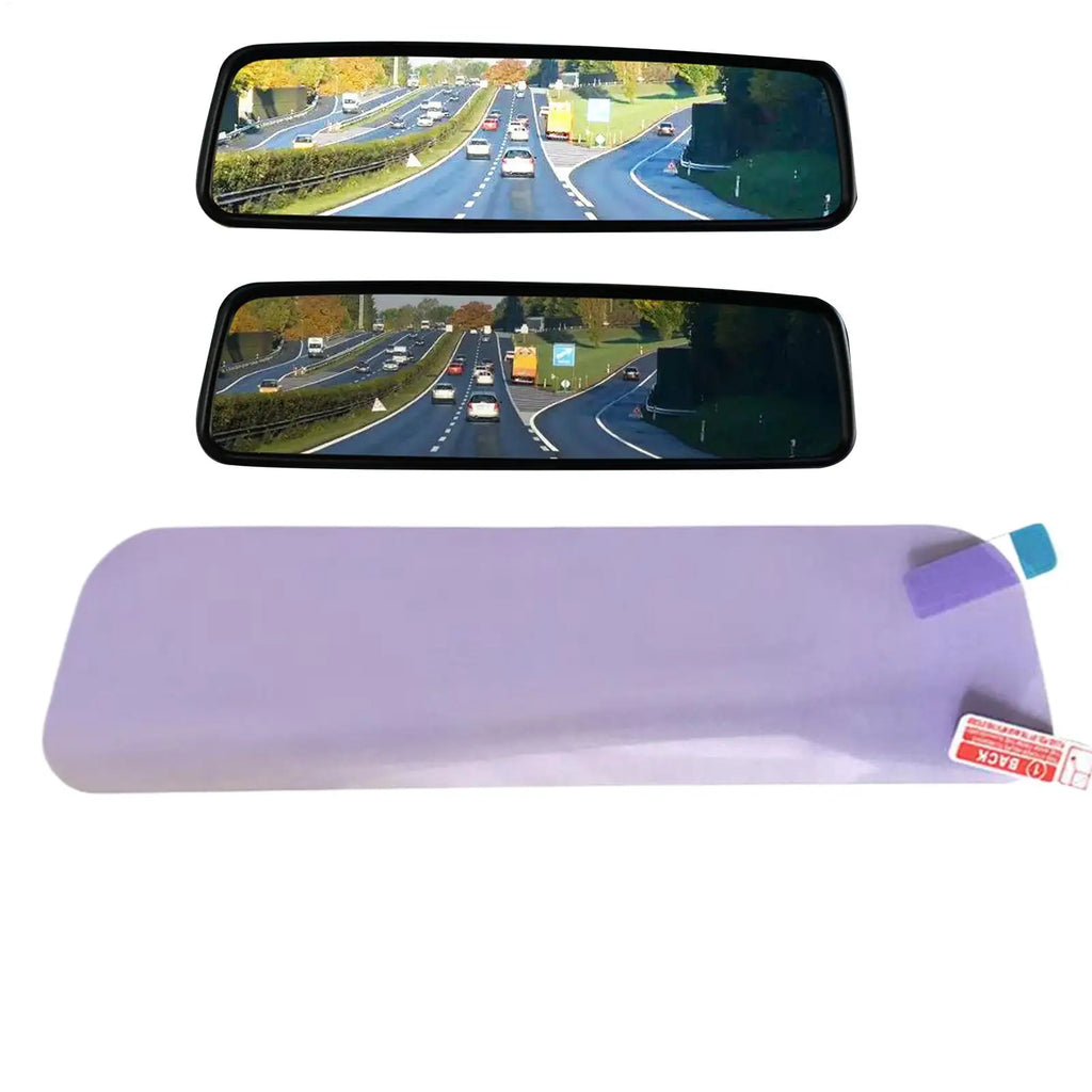 Car Rearview Mirror Anti-Glare Film | PET Protective Sticker Mirror Protective Film QXL