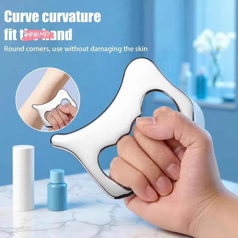 Stainless Steel Gua Sha Fascia Scraping Massage Tool | HNKMP Fascia Scraping Tool QXL