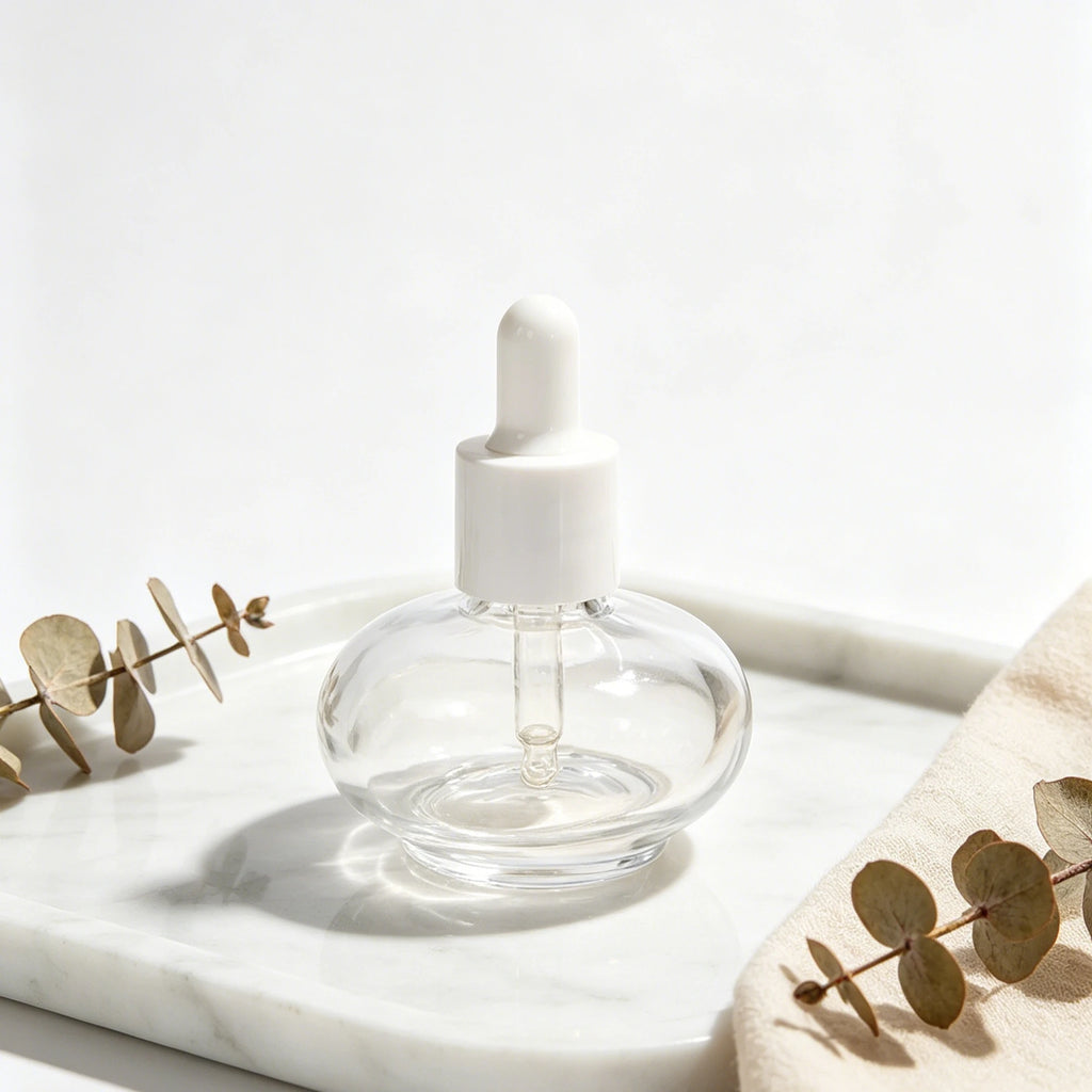 30ml Glass Dropper Bottle | Refillable Essential Oil Travel Vial Glass Dropper Bottle QXL