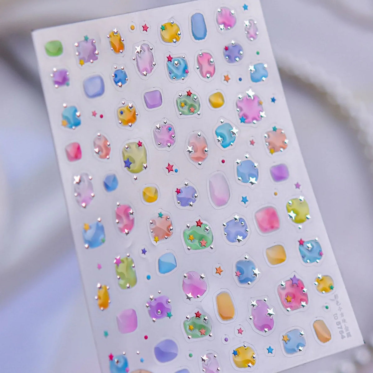 5D Embossed Nail Stickers | Vintage Rose Swan Lace Decals 5D Nail Stickers QXL to5754