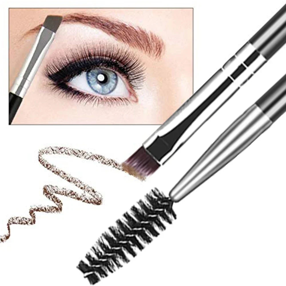 3/5-Pc Eyebrow Brush & Lash Separator Set with Scissor Eyebrow Brush Set QXL