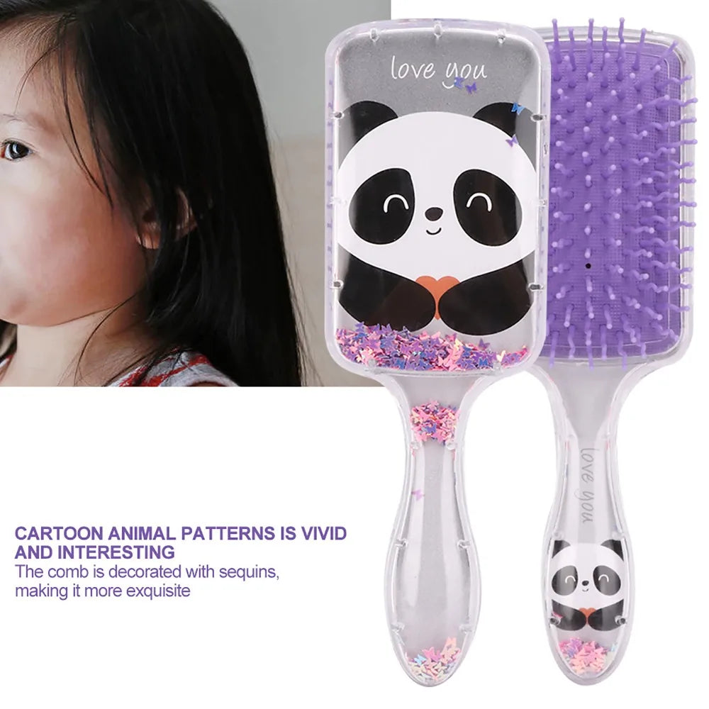 Cartoon Cushion Hair Comb | Detangling & Scalp Massage Scalp Massage Comb QXL