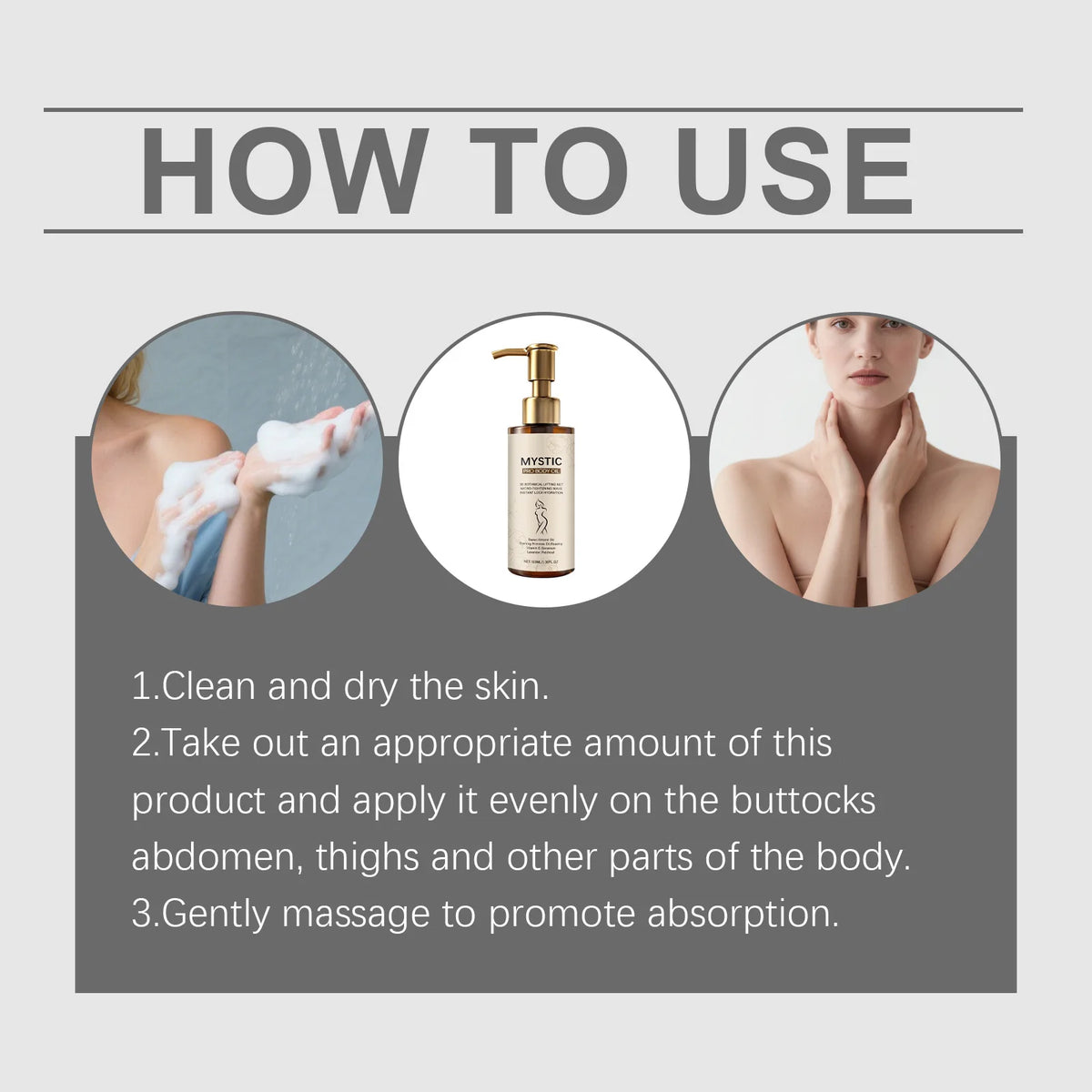Firming Body Oil – Nourishing, Tightening & Brightening 100ml Firming Body Oil QXL