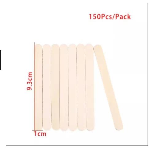 50/100/150-Pack Wooden Popsicle Sticks for Resin & DIY Crafts Craft Sticks QXL M241 93mm 150Pcs