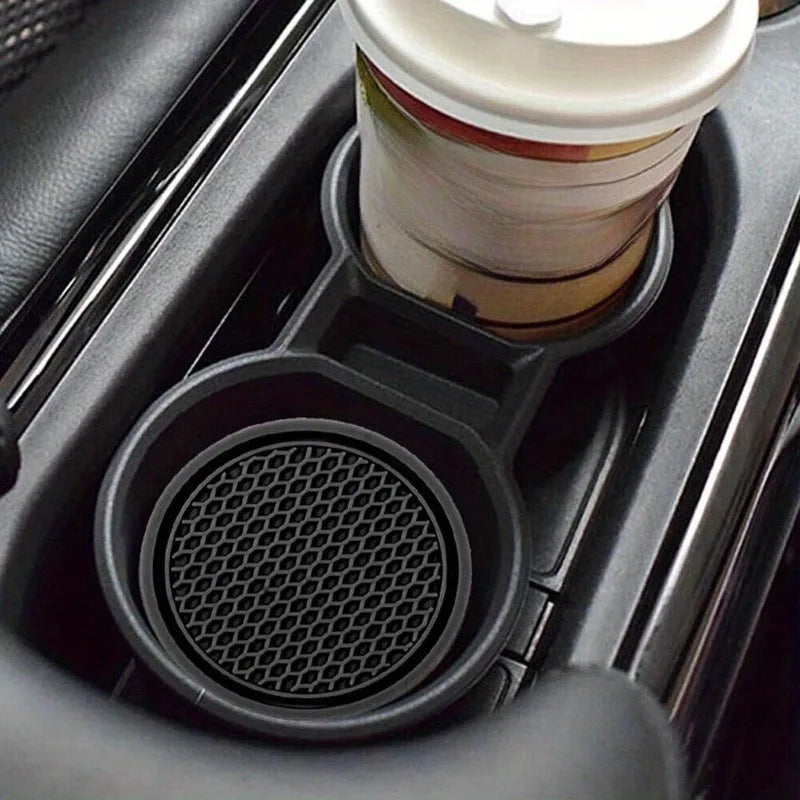 2-Pack Silicone Car Cup Holder Anti-Slip Coaster Pads Car Cup Holder Pad QXL