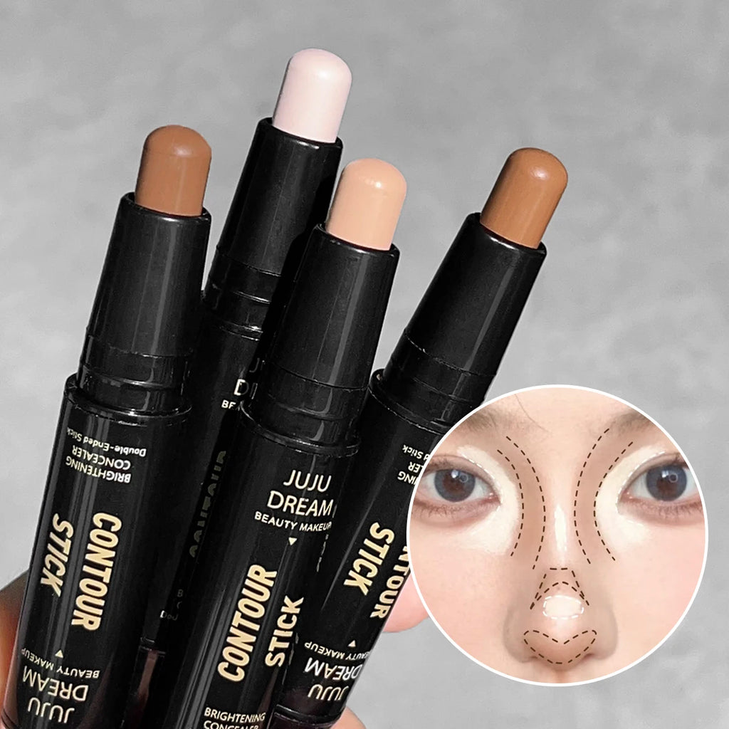 JUJU Dream 2-in-1 Contour & Highlighter Stick – Dual-Ended Contour Highlighter Stick QXL