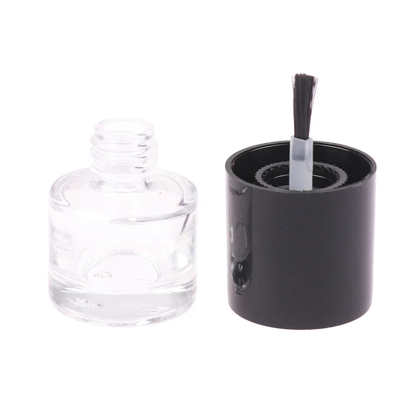 Empty Glass Nail Polish Bottles with Brush 5/10/15ml Nail Polish Bottle QXL