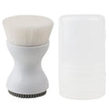Double-Sided Silicone Facial Cleansing Brush | Manual Scrubber Facial Cleansing Brush QXL White
