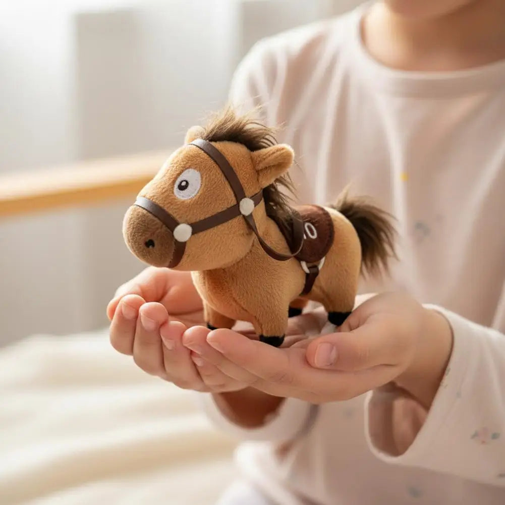 Cute Plush Horse Keychain | Stuffed Bag Charm & Pendant Gift Plush Keychain Charm QXL