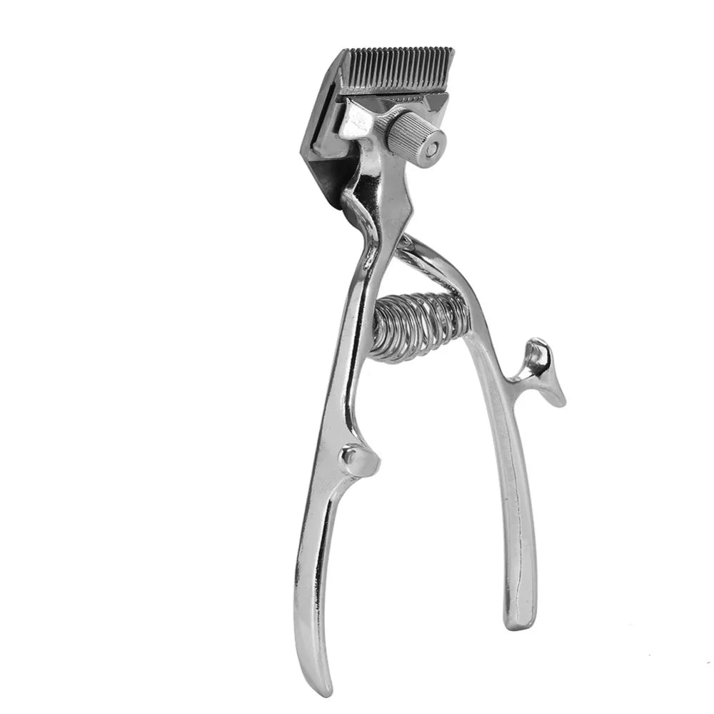 Manual Hand Push Hair Clipper | Quiet Carbon Steel Barber Tool Manual Hair Clipper QXL