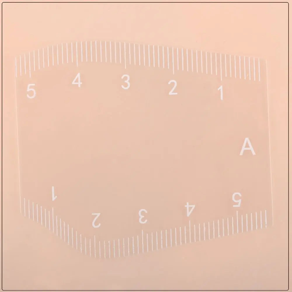 5-Piece Reusable Eyebrow Mapping Ruler & Shaping Stencil Set Eyebrow Stencil Set QXL