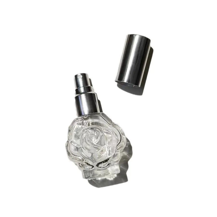 10ml Rose Glass Perfume Atomizer | Refillable Travel Spray Bottle Perfume Atomizer QXL