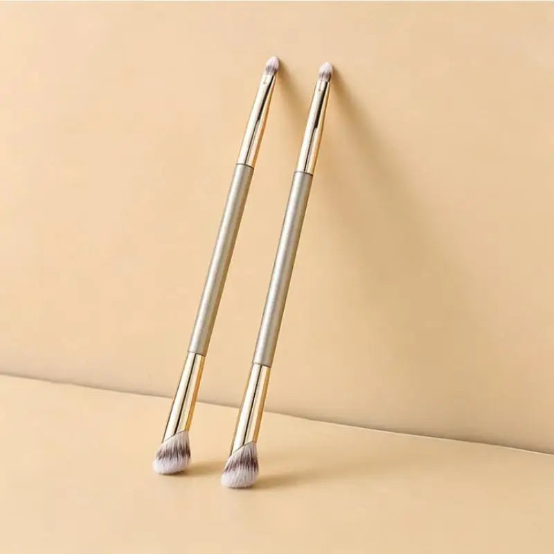 Dual-Ended Contour Brush – Eyeshadow & Face Sculpting Contour Makeup Brush QXL