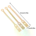 50-Pack Silicone Perm Rod Rubber Bands for Salon Hair Rollers Perm Rod Bands QXL Default Title