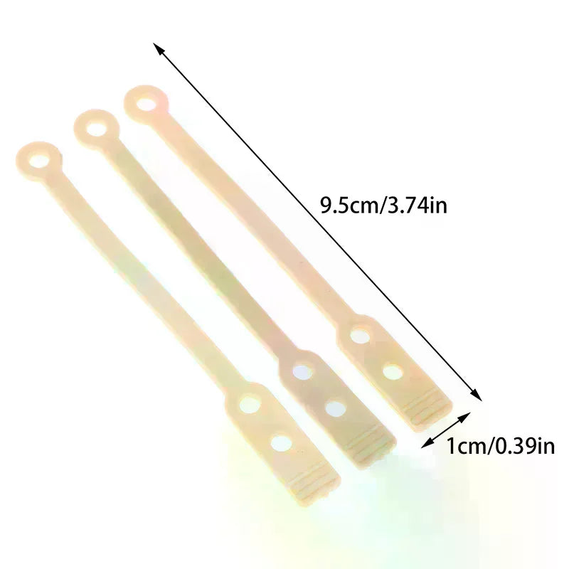 50-Pack Silicone Perm Rod Rubber Bands for Salon Hair Rollers Perm Rod Bands QXL Default Title