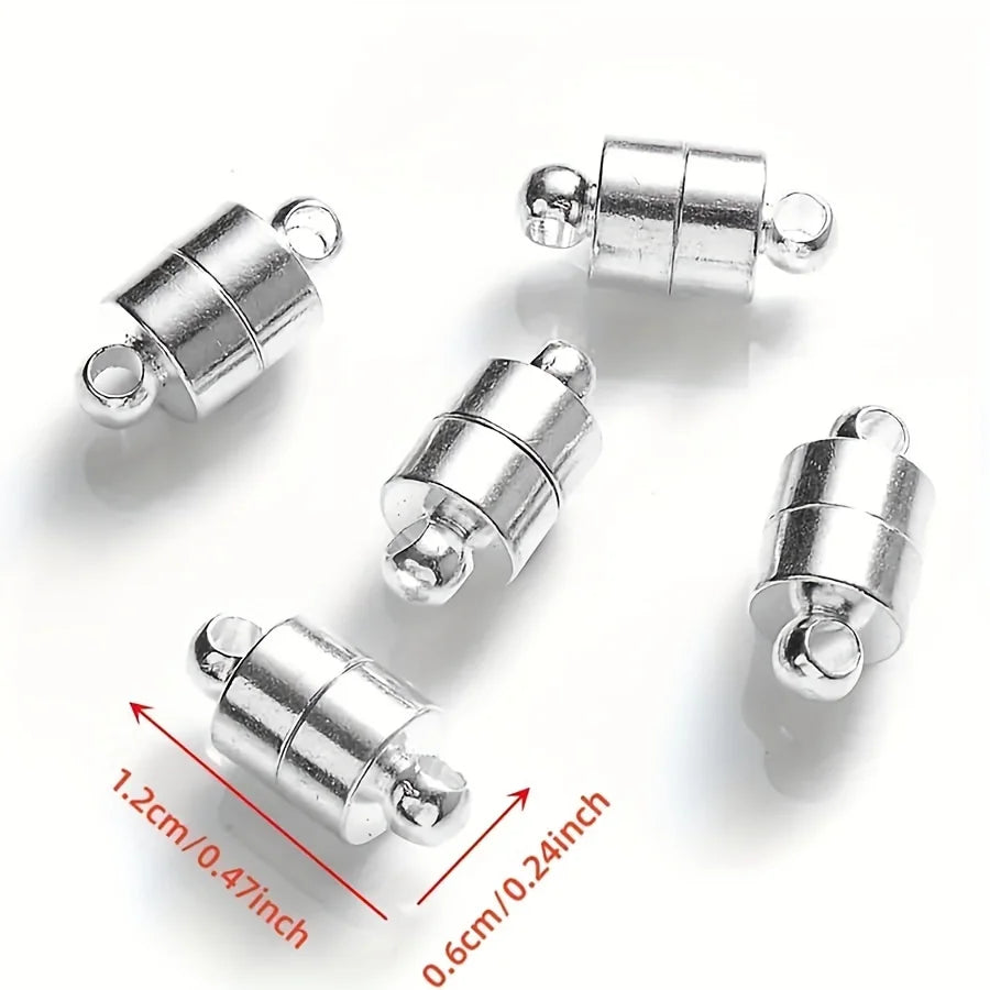 Magnetic Cylinder Clasps | Bracelet & Necklace Connectors Jewelry Clasps QXL