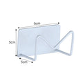 Wall-Mount Stainless Steel Hair Dryer & Styling Tool Holder Hair Tool Wall Rack QXL White
