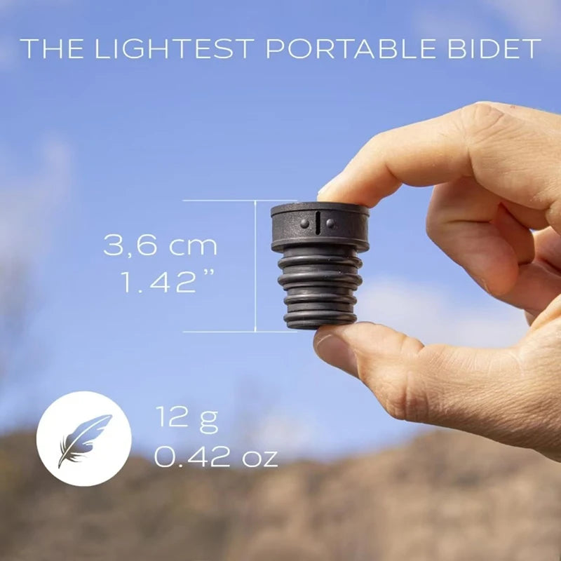 Portable Travel Bidet Cap | Ultralight Water Bottle Attachment Travel Bidet Cap QXL