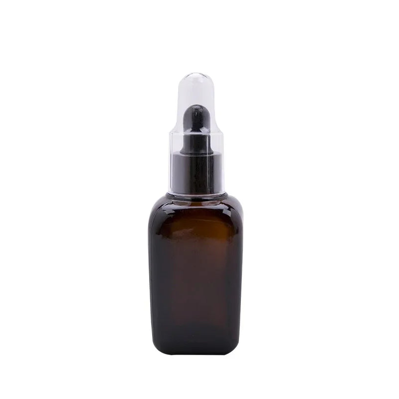 Amber Glass Dropper Bottle with Pipette | 15–100ml Glass Dropper Bottle QXL