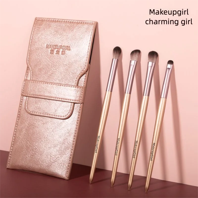 3-Piece Eyeshadow Blending Brush Set | Soft Synthetic Fiber Eyeshadow Brush Set QXL