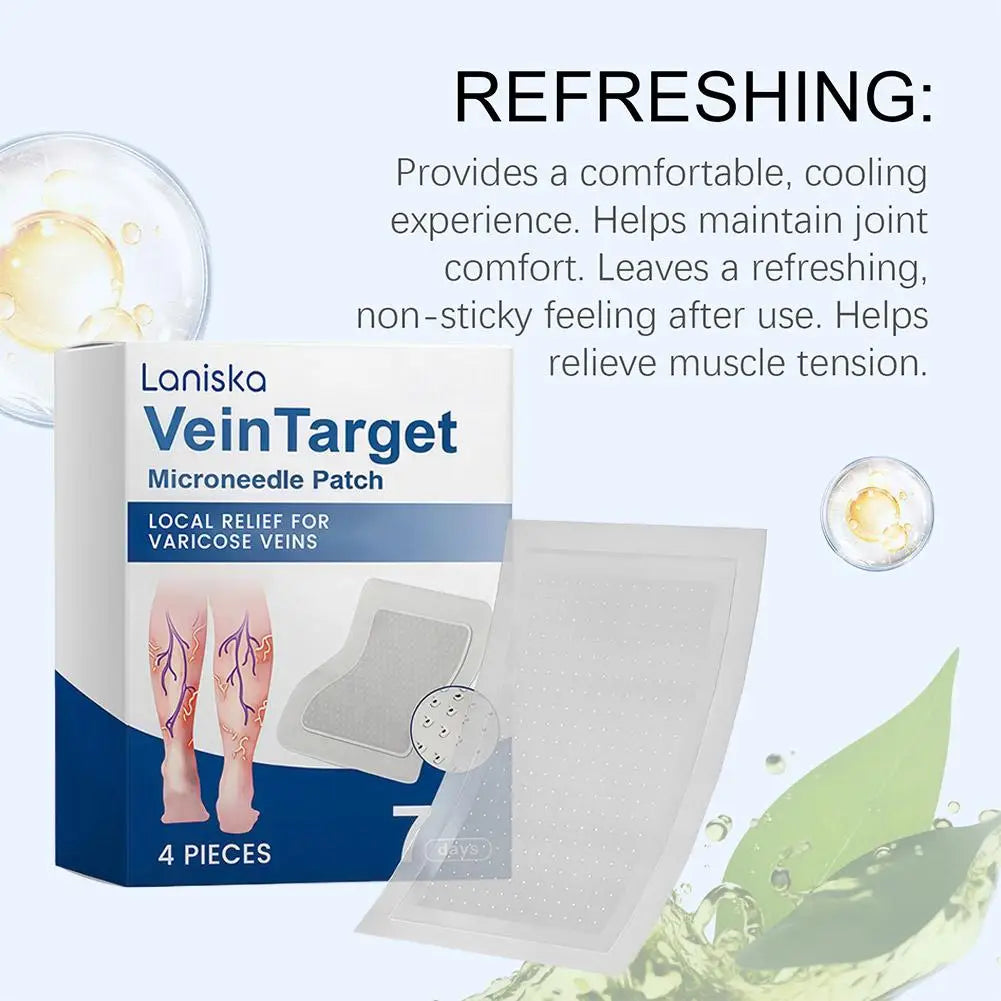 4-Pack Moisturizing Leg Care Patches | Daily Skin Comfort Leg Care Patches QXL
