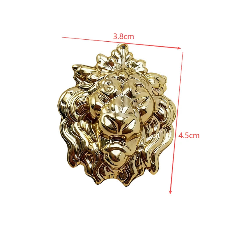 Lion Head Copper Brooch Pin | Women's Fashion Accessory Fashion Brooch Pin QXL