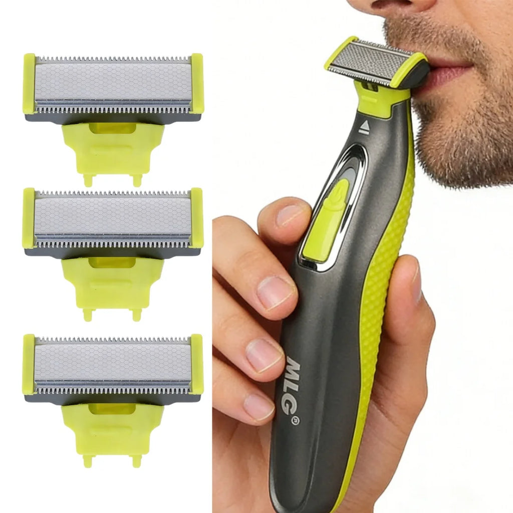 Electric Shaver Replacement Heads | Washable Razor Blades Men Shaver Replacement Heads QXL