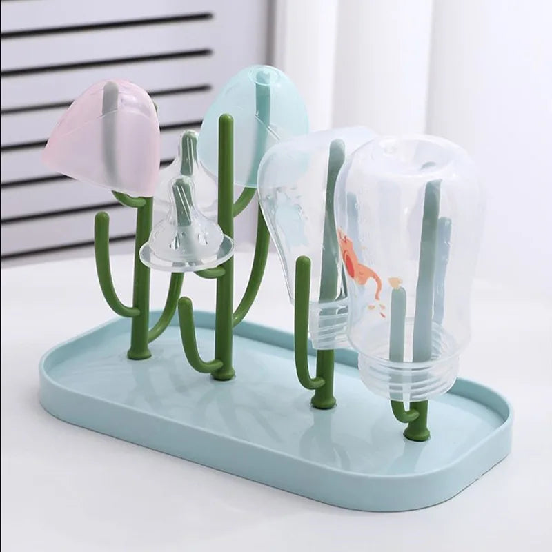 Baby Bottle Drying Rack & Drainer | Nipple & Cup Holder Bottle Drying Rack QXL