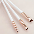 3-Piece Eye Makeup Brush Set | Eyeliner, Eyebrow & Eyeshadow Eye Makeup Brush Set QXL C