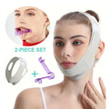 2-Pack V-Line Face Lifting Straps | Jaw & Chin Contouring Face Lifting Strap QXL 2Pcs Green