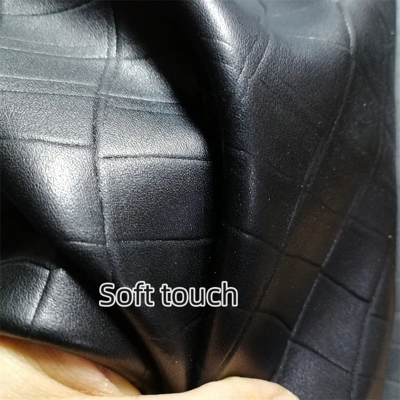 1mm Black Crocodile Grain Top-Grain Cowhide Leather Full Sheet Craft Leather Sheet QXL
