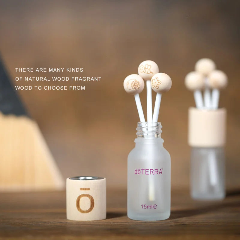 Wood Ball Lid for Essential Oil Bottle | Reed Diffuser Cap Reed Diffuser Lid QXL