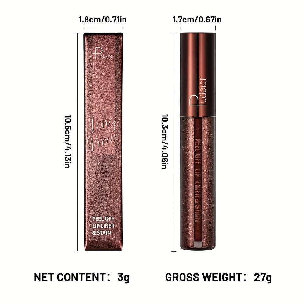 Peel-Off Lip Gloss | Waterproof Moisturizing Long-Wear Gloss Peel-Off Lip Gloss QXL