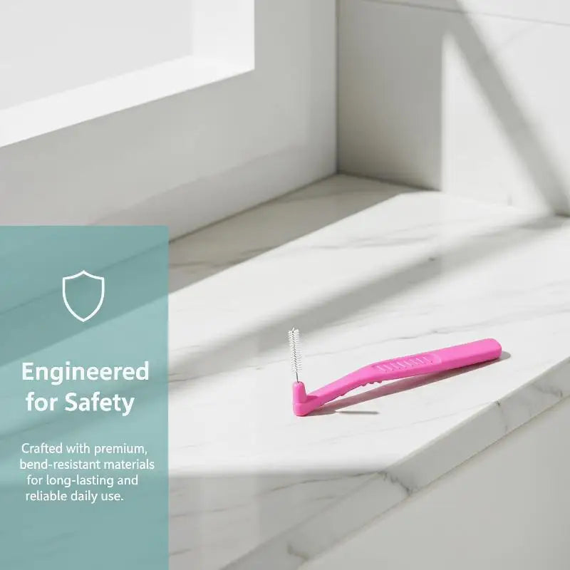L-Shaped Interdental Brush | Soft Bristle Teeth Gap Cleaner Interdental Brush QXL