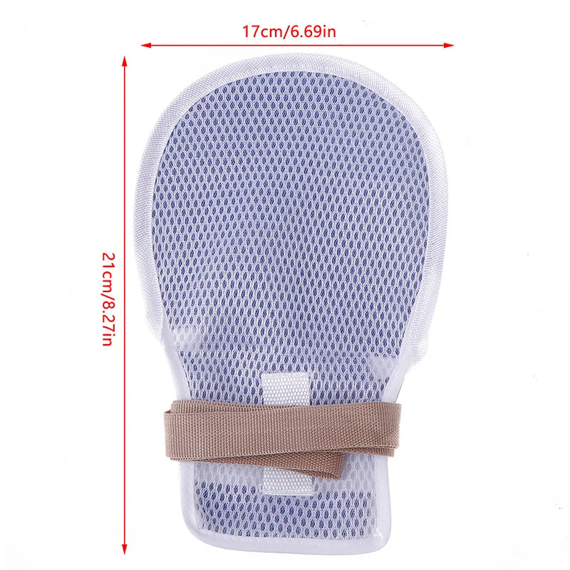 Hand Restraint Protective Glove | Anti-Scratch Caregiver Mitt Patient Restraint Glove QXL