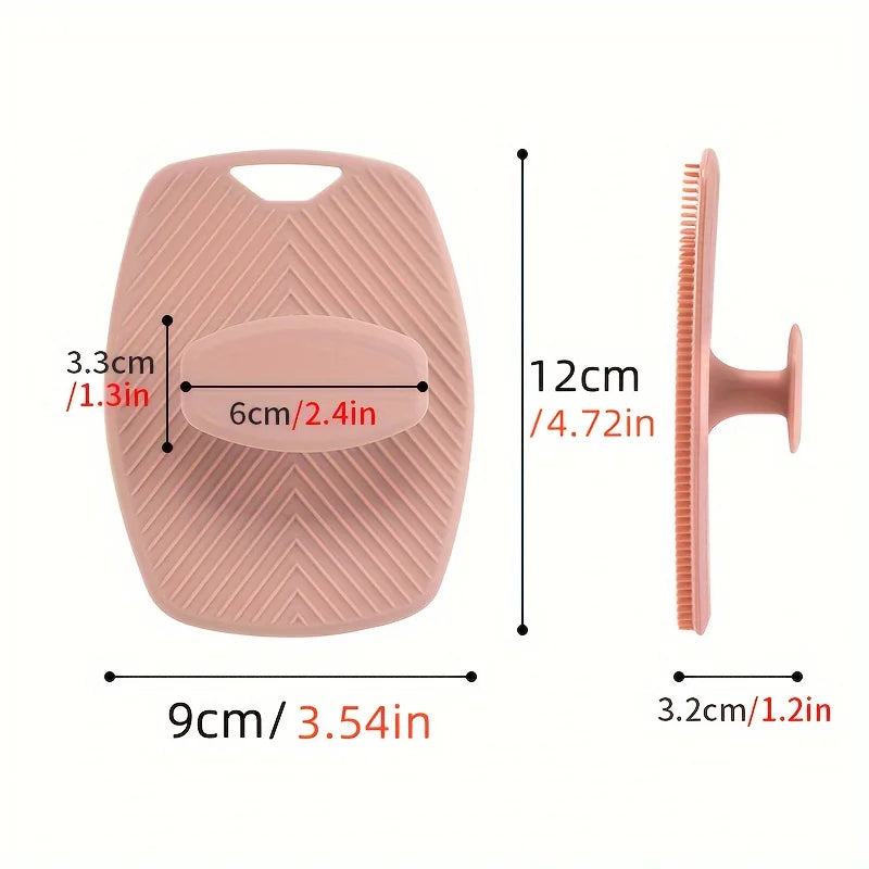 Soft Silicone Exfoliating Body Brush | Deep Cleanse & Massage Silicone Body Brush QXL