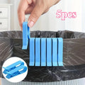 5-Pack Anti-Slip Garbage Bag Clips for Kitchen & Bathroom Trash Can Clips QXL Blue 5pcs