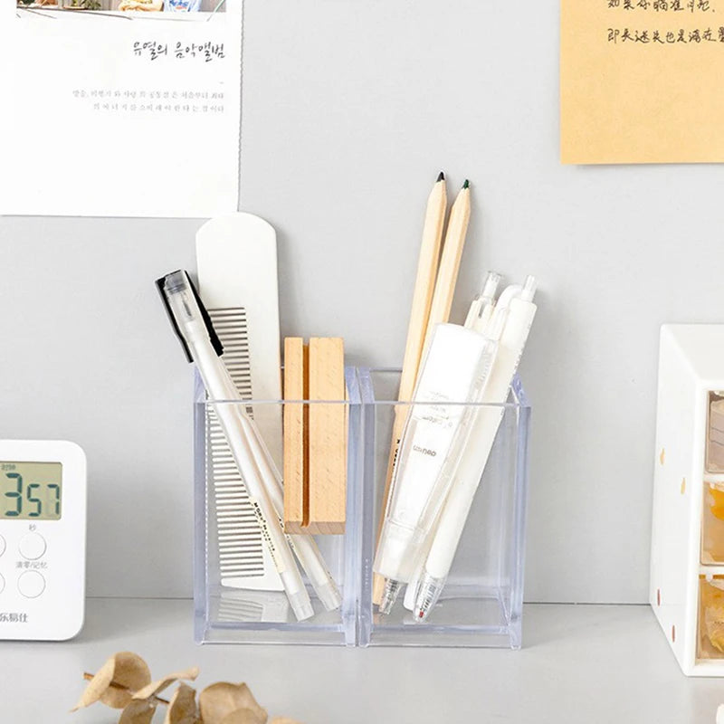 Acrylic Makeup Brush Holder & Desk Cosmetic Organizer Makeup Brush Holder QXL