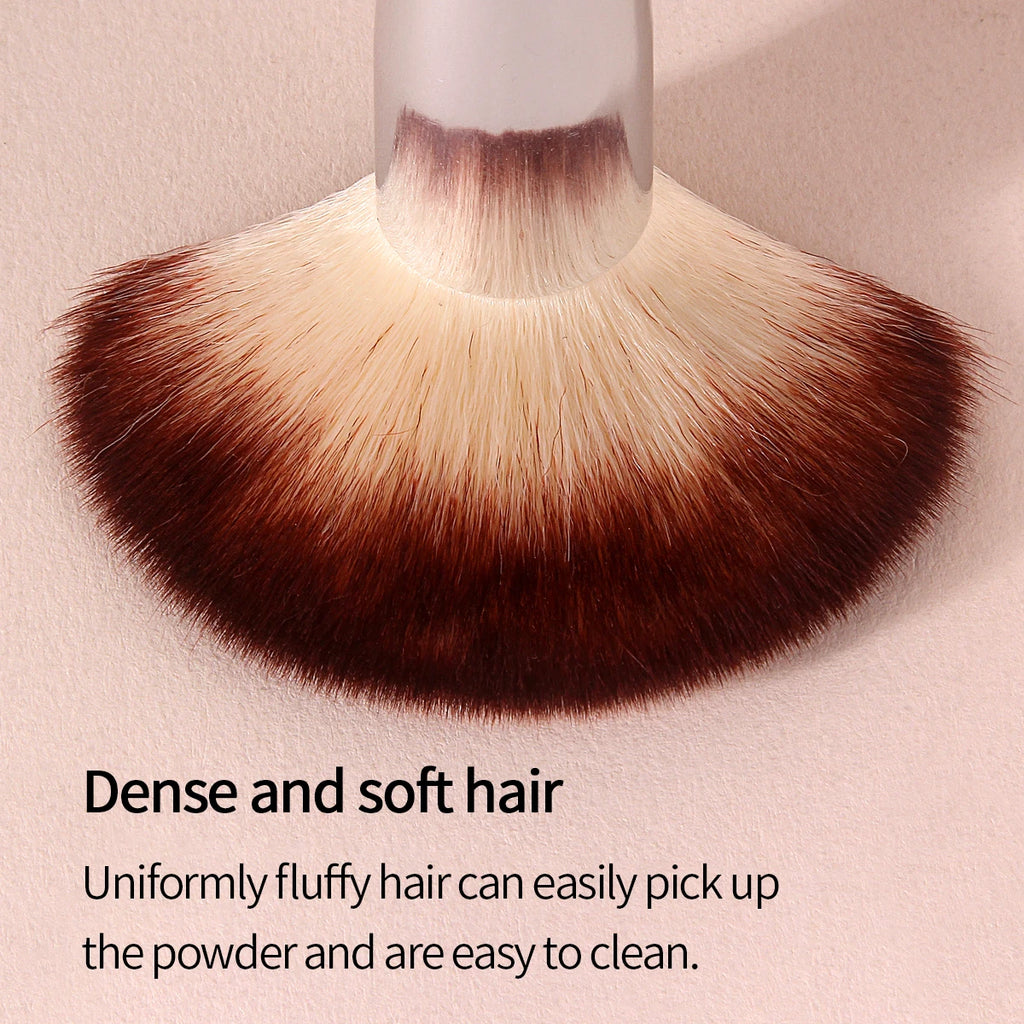 KOSSHOW Fluffy Round Powder Brush | Blush & Contour Makeup Powder Brush QXL