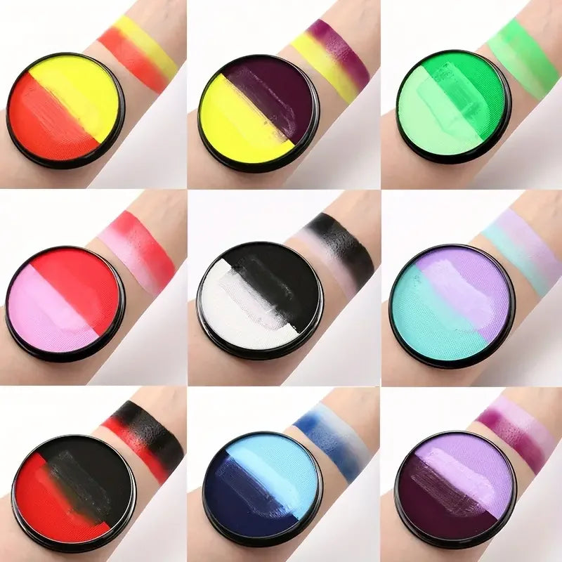VERONNI 30g Double Color Water-Based Face & Body Paint Face & Body Paint QXL