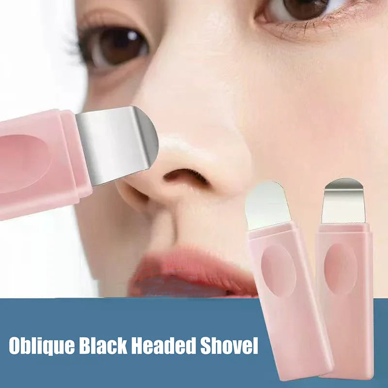 Manual Blackhead Removal Spatula – Angled Pore Cleansing Tool Blackhead Removal Tool QXL