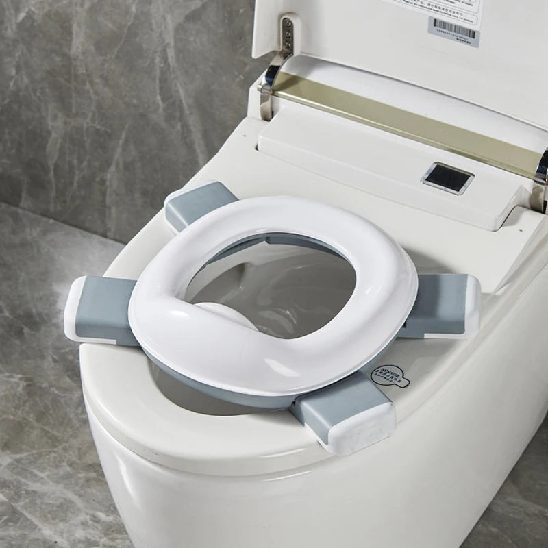 vvocci 3-in-1 Portable Foldable Silicone Baby Potty Training Seat Baby Potty Seat QXL