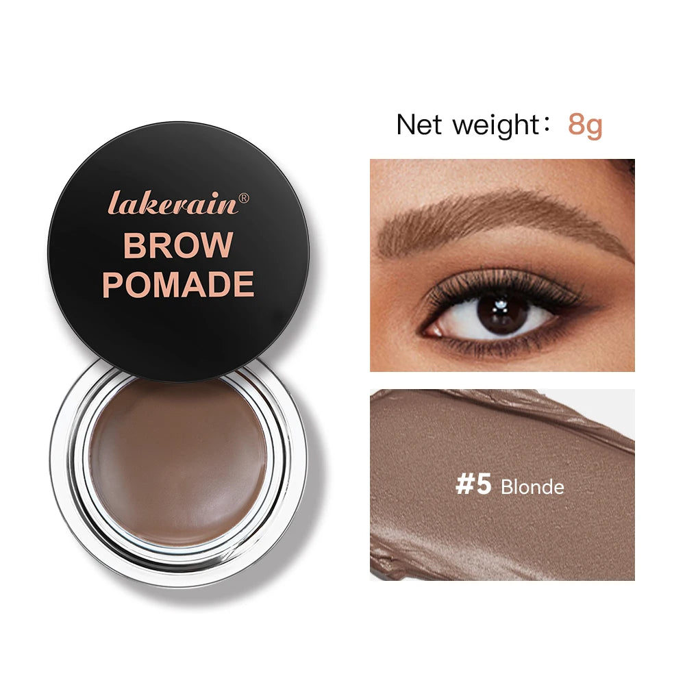 Waterproof Eyebrow Pomade Cream | Smudge-Proof Brow Wax Eyebrow Pomade QXL 5Blonde