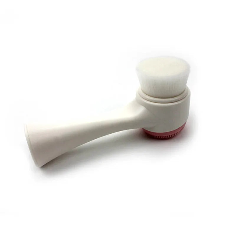 Double-Sided Silicone Face Cleansing Brush | Portable Facial Tool Facial Cleansing Brush QXL